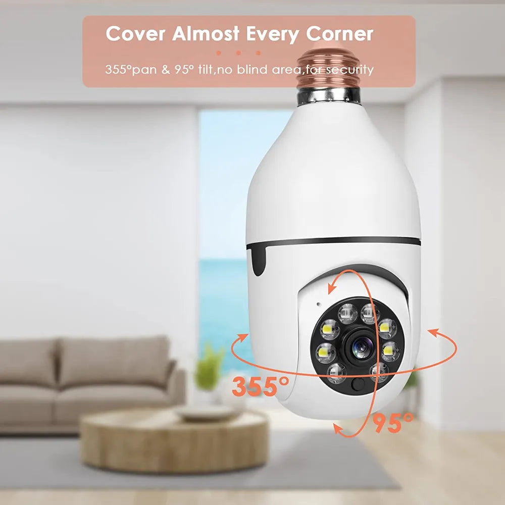 SecureView360™ Smart Säkerhetskamera med Rörelsedetektor och Tvåvägsaudio – Skydda Ditt Hem Effektivt