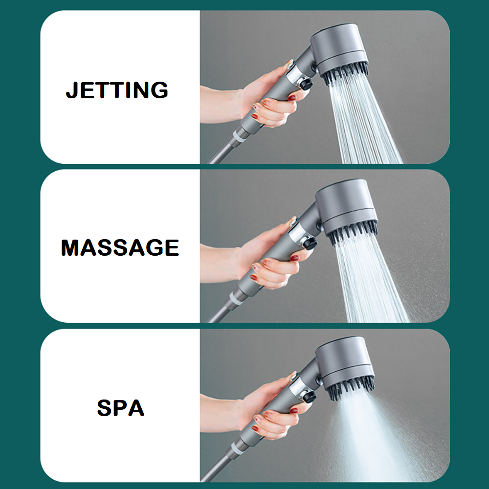 Uptrend™️ EcoFlow Massage Shower Head - Upplev Ditt Bästa Dusch Ögonblick